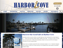 Tablet Screenshot of myharborcove.com